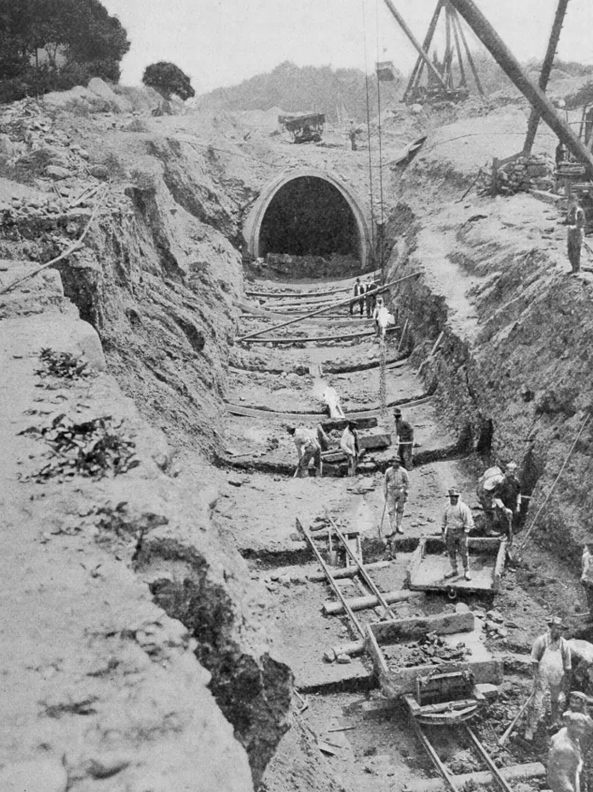 Construction of Catskill Aqueduct in 1911